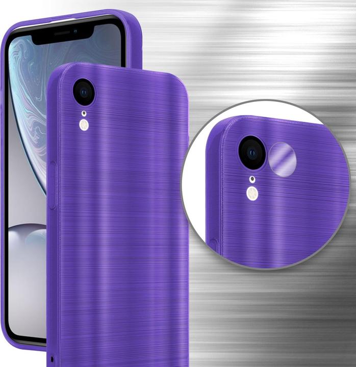 Produktbild Cadorabo Hülle für Apple iPhone XR im TPU Brushed Kameraschutz LM160 Style (Apple iPhone XR)