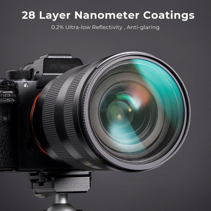 Image du produit K&F Concept 1/2 Black Mist Filter Nano X 55mm (KF-01.1650) (Filtre Black Mist, 55 mm)