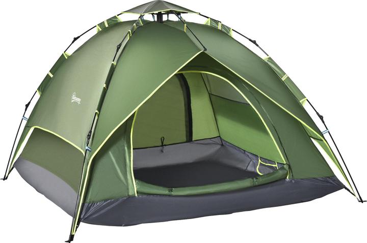 Produktbild Outsunny Doppelzelt Campingzelt (Kuppelzelt, 3.80 kg, 3 Personen)