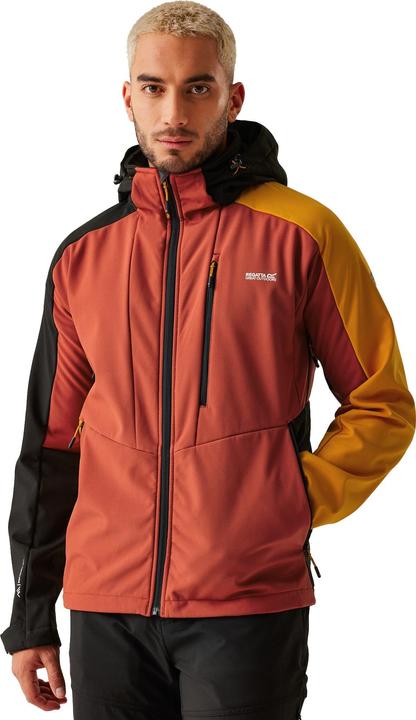 Actual product image Regatta Mens Hewitts X Colour Block Soft Shell Jacket (XL)