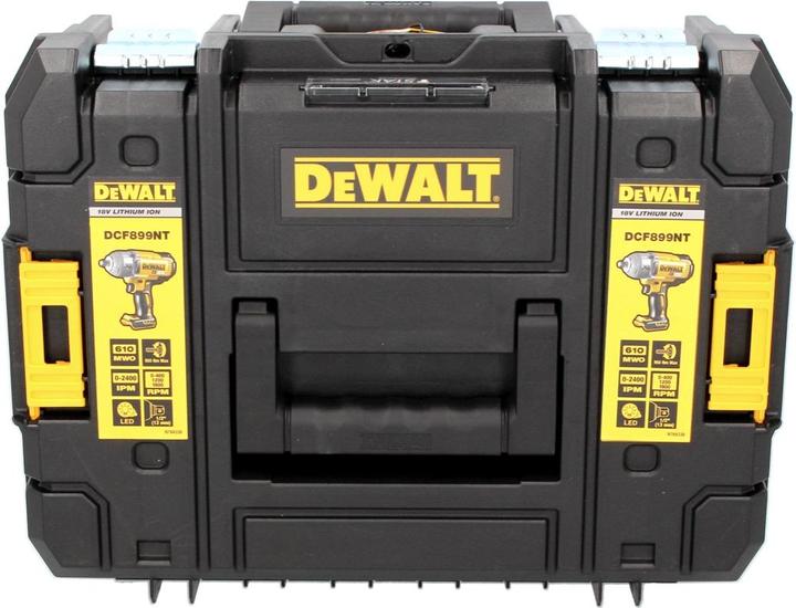 Actual product image DeWalt DCF 899 NT Battery Impact Wrench 18V 1/2" 950Nm Brushless Ball Latch + 1x Battery 5.0Ah + TSTAK (Rechargeable battery operated)