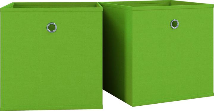 Actual product image VCM Set of 2 fabric folding box folding boxas (27 x 27 x 28 cm)