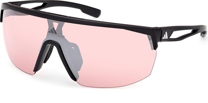 adidas SP0099 Mirror Cat. 2 (Matte Black, Bordeaux Mirror Cat. 2)