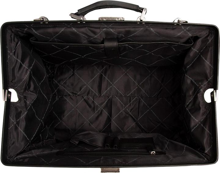 Immagine prodotto The Vegan Cow Chesterfield Marca Leren Weekendtas Zwart Corfù (41.90 l)