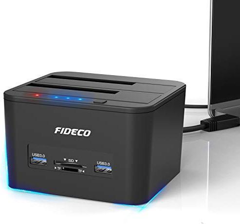 Actual product image Fideco Hard disk docking station
