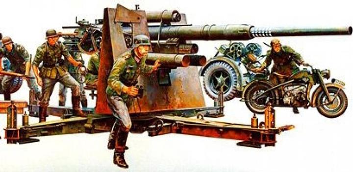 Actual product image Tamiya Flak 36/37 88