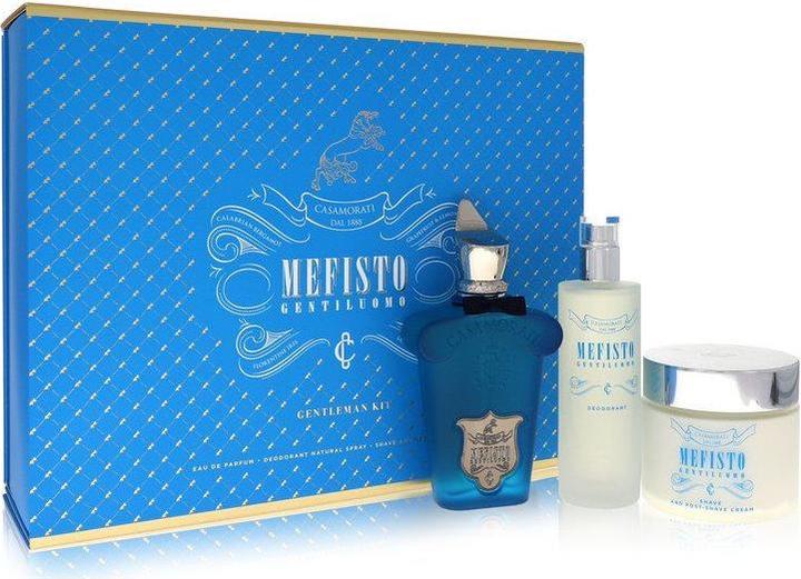 Actual product image XerJoff Mefisto Gentiluomo by Gift Set -- 3.4 oz Eau de Parfum Spray + 3.4 oz Deodorant Spray + 6.7 (670 ml)