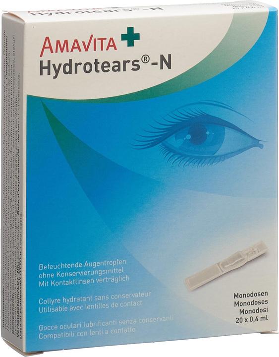 Actual product image Amavita Hydrotears-N Gtt Opht 20 Monodos 0.4 ml (0.40 ml)