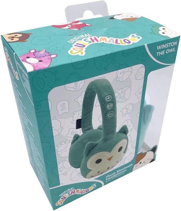 Immagine prodotto Squishmallows Winston il gufo - Cuffie Bluetooth di peluche