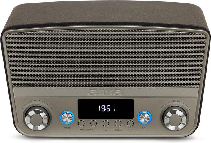 Aiwa RO RETRO BSTU-750BK (UKW, Bluetooth)
