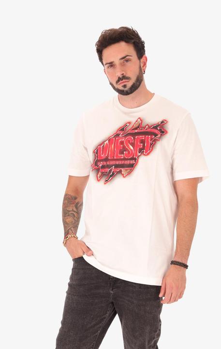 Actual product image Diesel Herren T-Shirt 100% Baumwolle - Modell Erebo Nova - Casual (L)