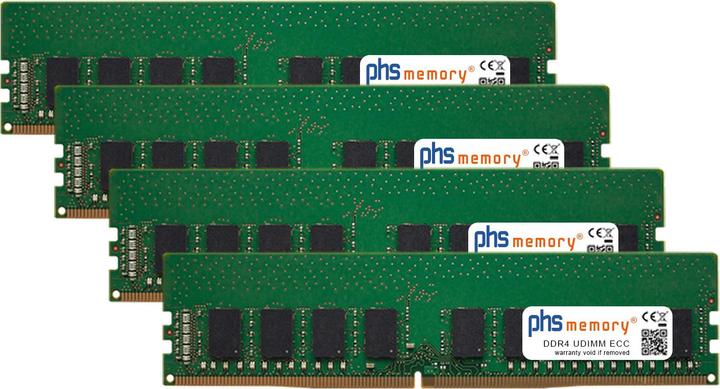 Image du produit PHS-memory RAM compatible avec Dell Precision 3630 Tower (Tour Dell Precision 3630, 4 x 32GB)