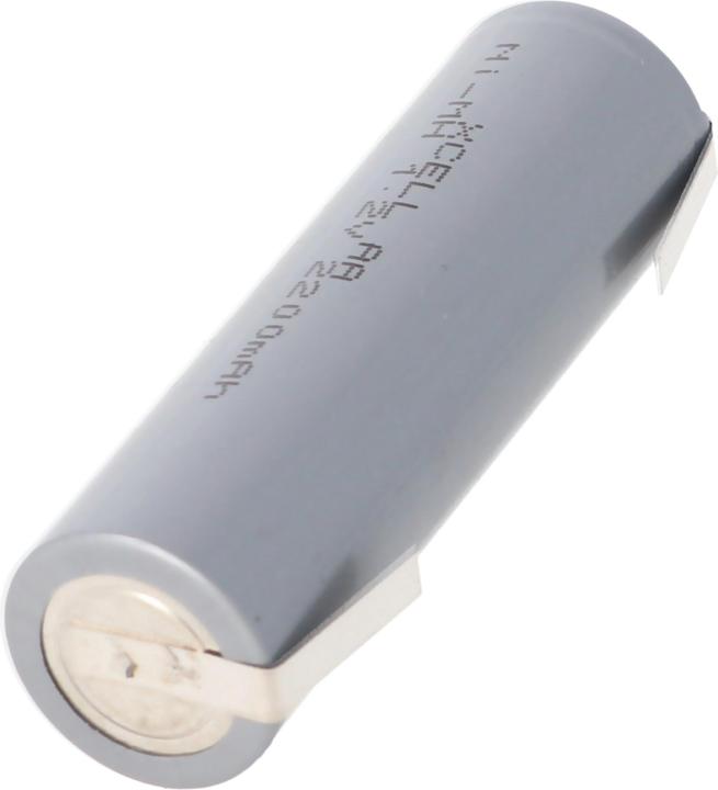 Immagine prodotto AccuCell Akku HHR2200 Mignon AA Zelle mit Lötfahne in U-Form (1 pz., AA, 2200 mAh)