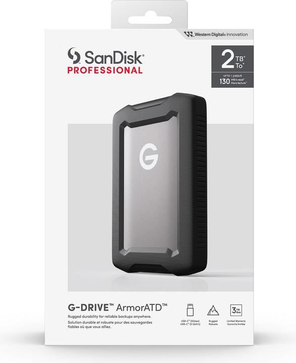 Produktbild SanDisk Professional G-DRIVE ArmorATD (2 TB)