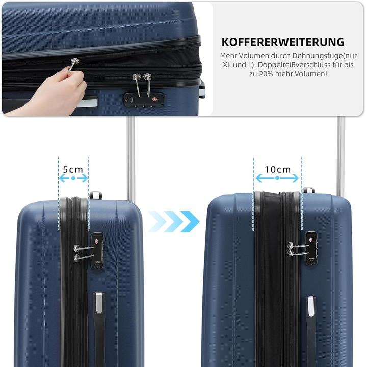 Actual product image Beibye XL Hartschalen-Reisekoffer (115 l, XL (from 140l))