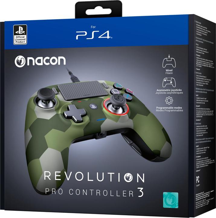 Produktbild Bigben Joypad Nacon Revolution Pro Controller V3 Camo Green (PC, PS4)