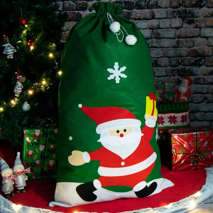 Image du produit Com-four Pack de 3 sacs de Saint-Nicolas (Pochette cadeau, 3 x)