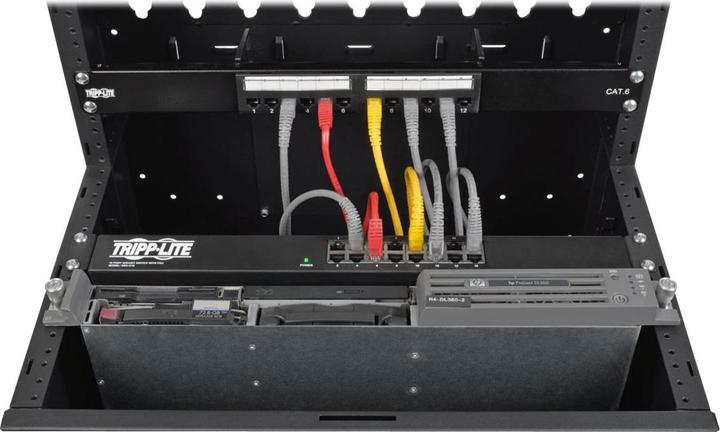 Produktbild Eaton SmartRack 12U Low-Profile Vertical-Mount Wall-Mount Small Server Rack Enclosure (12 HE, 19 Zoll Rack)