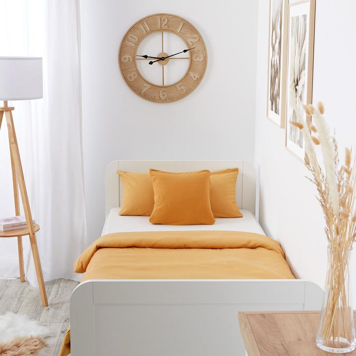 Produktbild Homestyle4u Holzbett Höhenverstellbar (90 x 200 cm)