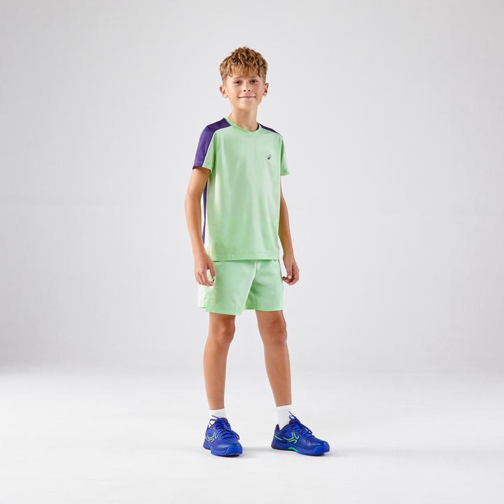 Image du produit Artengo T-shirt de tennis Junior col rond - TTS DRY JR Vert (140)