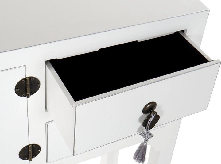 Produktbild DKD Home Decor Console White Silver Fir MDF Wood (63 x 26 x 83 cm)