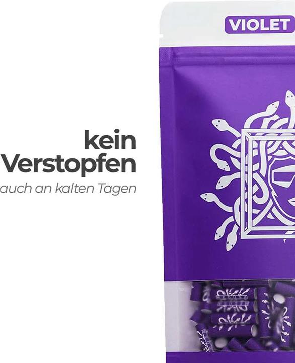 Produktbild Medusafilters 1000er Pack Violet Edition - Hybrid Aktivkohlefilter