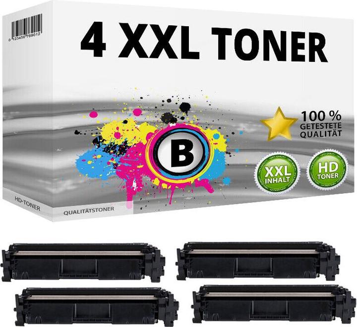 Image du produit Druckfuxx 4x XXL TONER PATRONE für HP 94 A CF 294A LaserJet Pro MFP M118dw M148d