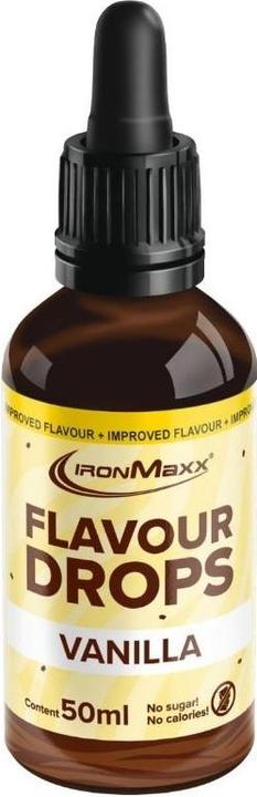 Produktbild IronMaxx Flavour Drops (50ml) (Vanille, 1 Stk.)