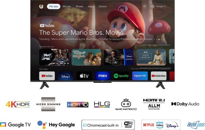 Produktbild TCL P61 Serie 55P61B Smart TV Ultra (55", LED, 4K, 2024)