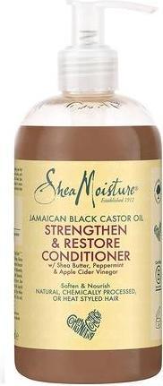 Actual product image Shea Moisture Jamaican Black Castor Oil Strengthen & Restore Conditioner with Shea Butter, Peppermin (384 ml)