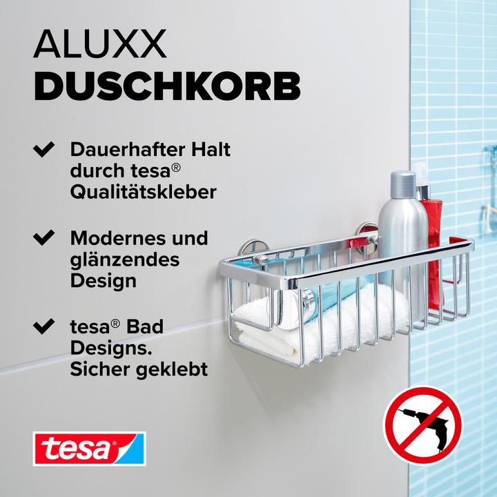 Actual product image tesa Aluxx storage basket single storey, M (9 x 13.5 x 26.5 cm)