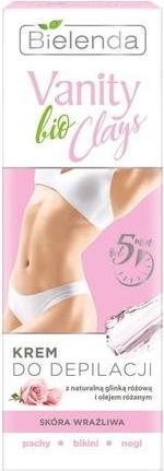 Image du produit Bielenda Vanity Clays Hair Removal Cream - Crème capillaire avec épilateurs Clayclay roses (100 ml, 1 x)