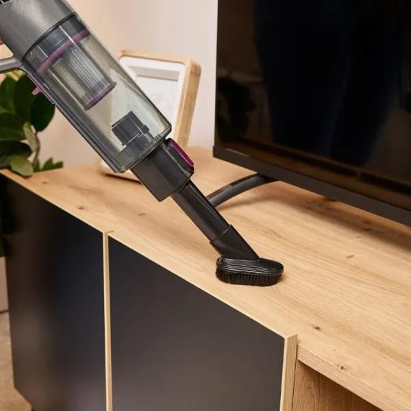 Produktbild MPM Kabelloser Staubsauger MOD-70 Schwarz lila