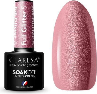 Produktbild Claresa Full Glitter UV-Nagellack 5ml - 5er-Pack