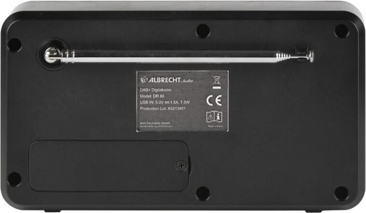 Actual product image Albrecht DR 86 Senior (DAB+, FM, Bluetooth)