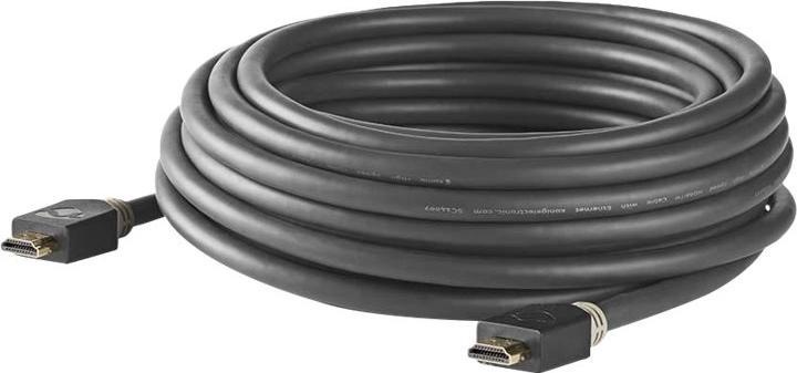 Produktbild Nedis CVBW34000AT100. Kabellänge: 10 m, Anschluss 1: HDMI Typ A (Standard), Steckverbinder 1 Geschlecht: M (10 m, HDMI)