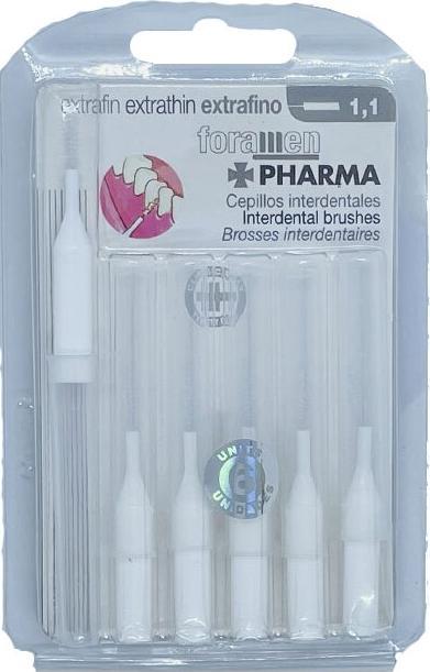 Foramen Cepillo Interdental Extrafino 1,1 6uds (6 x)