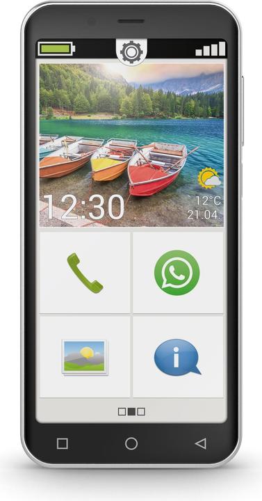 Produktbild Emporia Smart 5 mini (64 GB, Schwarz, 4.95", Single SIM, 13 Mpx, 4G)