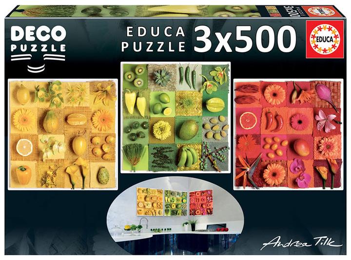 Produktbild Educa Exotische Früchte & Blumen (500 Teile)