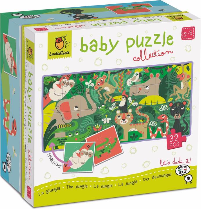 Ludattica 32 Piece Puzzle - Dudù: The Jungle (4 Teile)