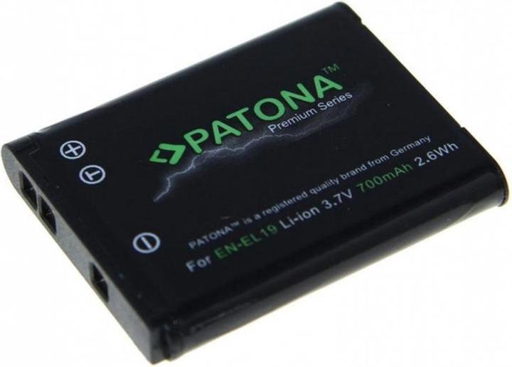 Actual product image Patona Premium battery f. Nikon EN-EL19 (Camera battery)