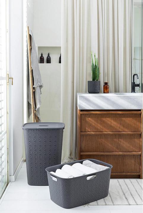 Actual product image GCS Curver Softex Wasmand 45L Antraciet (45 l)