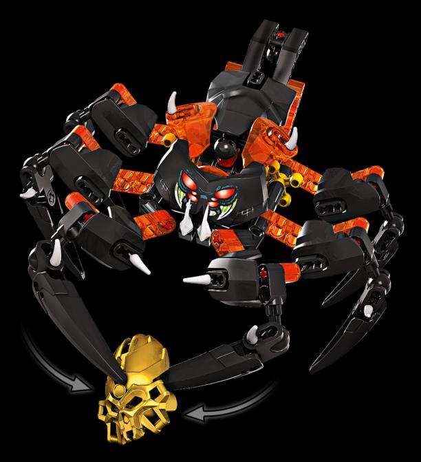 Actual product image LEGO Bionicle Lord of Skull Spiders (70790)