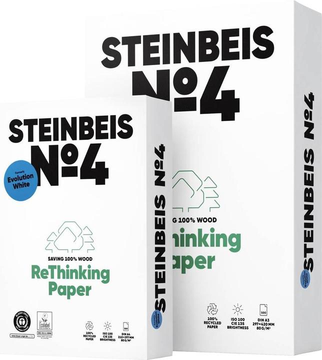 Actual product image Steinbeis EvolutionWhite (80 g/m², 500 x, A4)