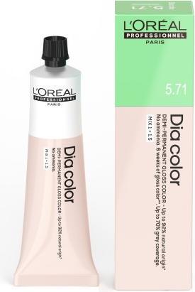 Actual product image L'Oréal Paris Loreal DIA Colour 5.71 Light Brown Matt Ash 60 ml (5.71 Light brown matt ash colour)