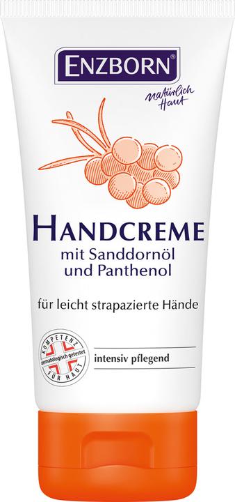 Immagine prodotto Enzborn Crema per le mani con olio di olivello spinoso e pantenolo (75 ml)
