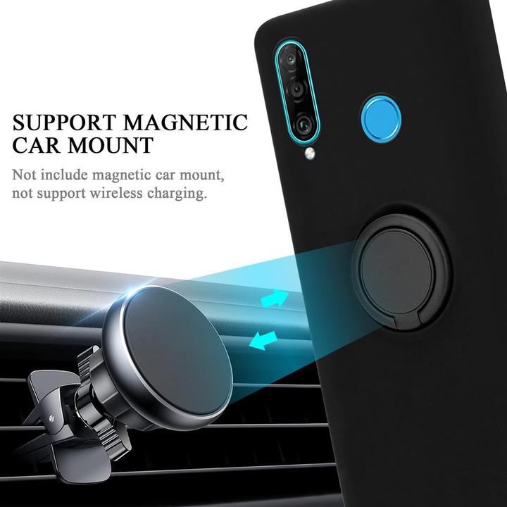 Image du produit Cadorabo TPU Liquid Ring Silicone Case Cover (Huawei P30 Lite)