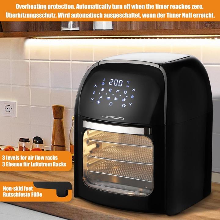Actual product image Jago Heissluftfritteuse 8in1