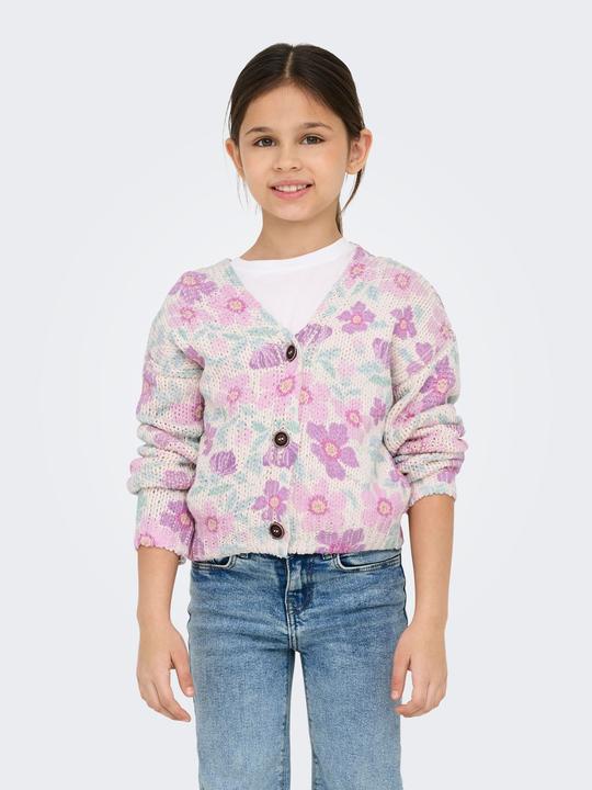 Immagine prodotto Only Locker geschnitten V-Ausschnitt Pullover Strickjacke (122, 128)