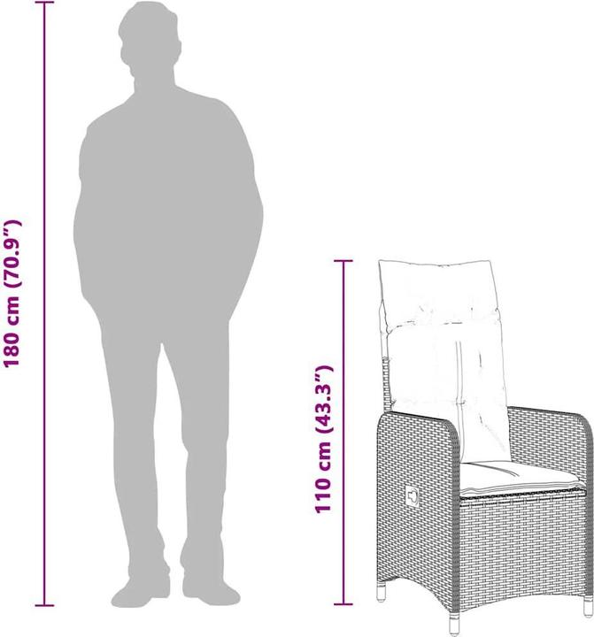 Produktbild VidaXL Wörth am Rhein (90 cm)